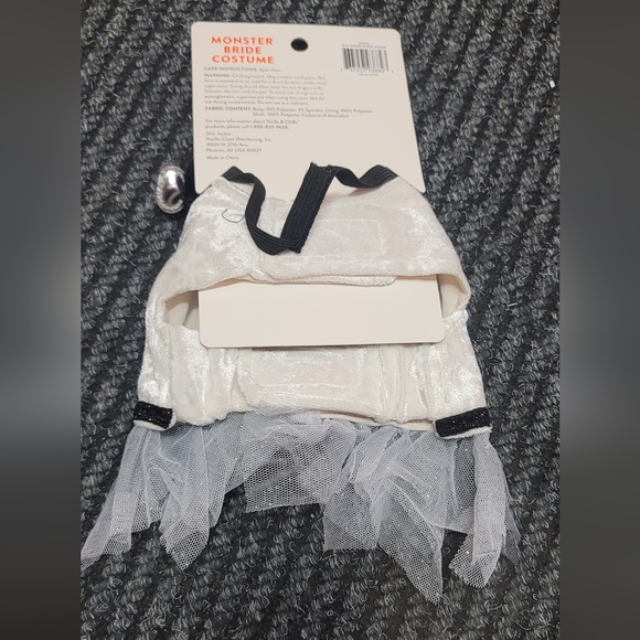 Small Pet Monster Bride Costume - Picture 3 of 4